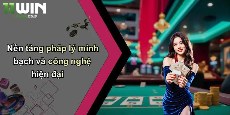 Giới thiệu 11WIN -  Pháp lý minh bạch và công nghệ hiện đại